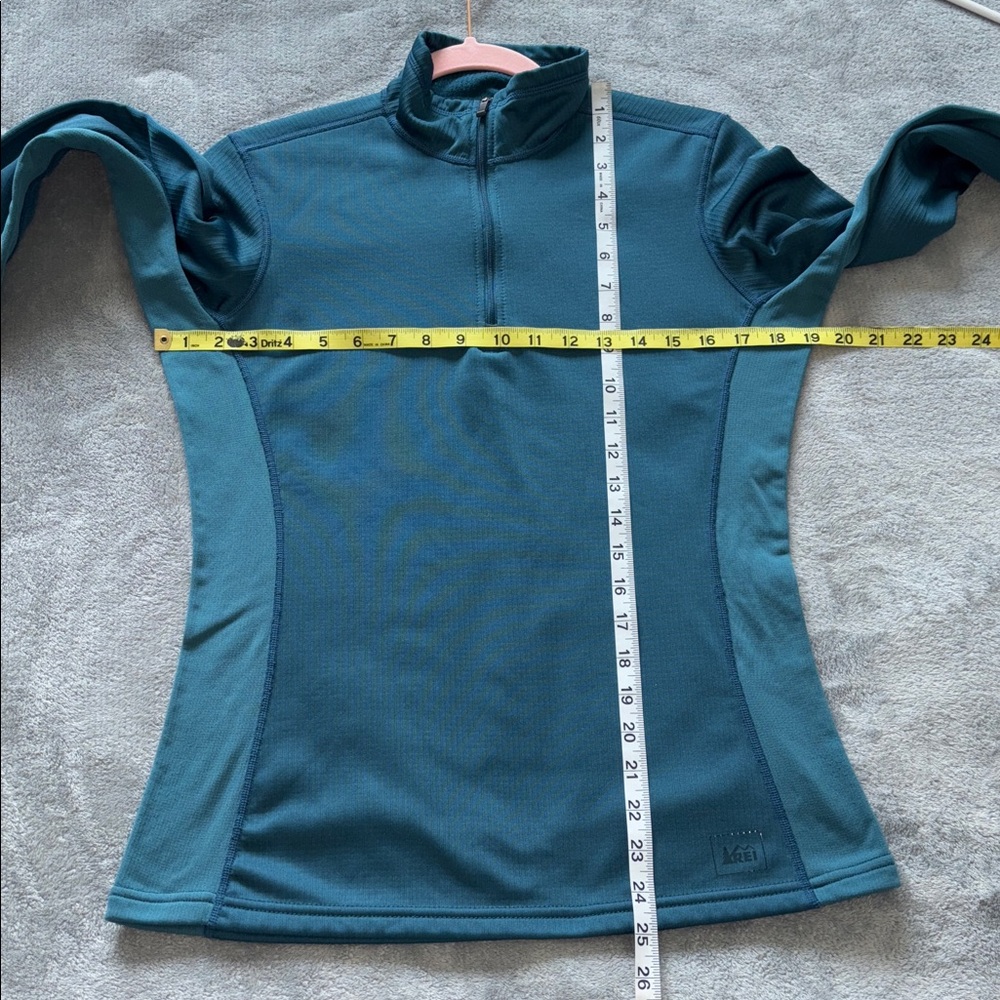 REI fleece 1/4 zip long sleeve top base layer S - Picture 7 of 8